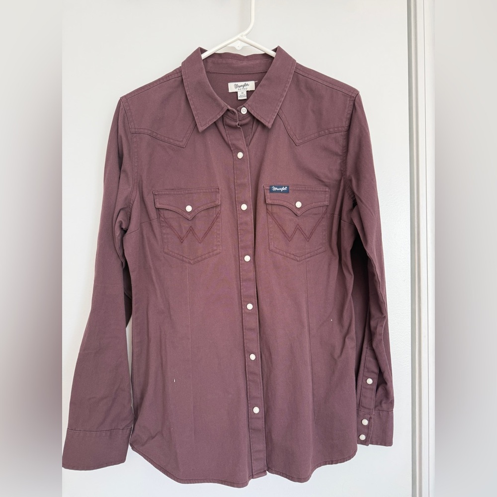 Wrangler Mauve Western Shirt
